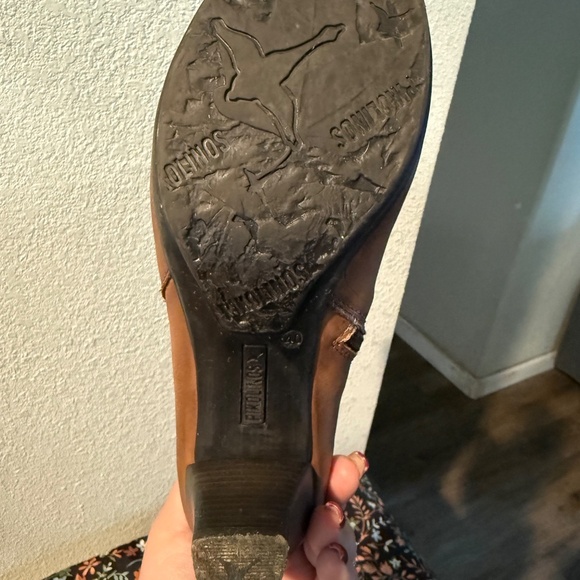 PIKOLINOS Cognac Burnished Leather Made in Spain EUC - Picture 9 of 16